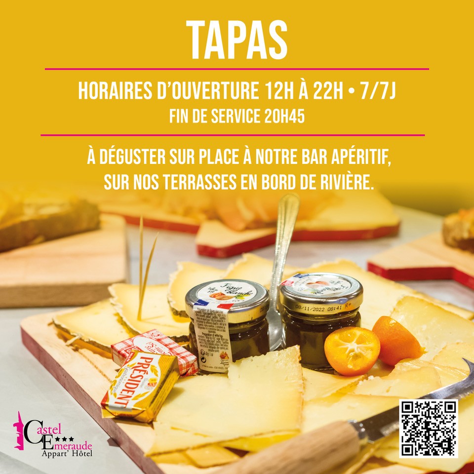 Notre bar apéritif est ouvert de 12h00 à 22h00 🛎️ Fin de service à 20h45