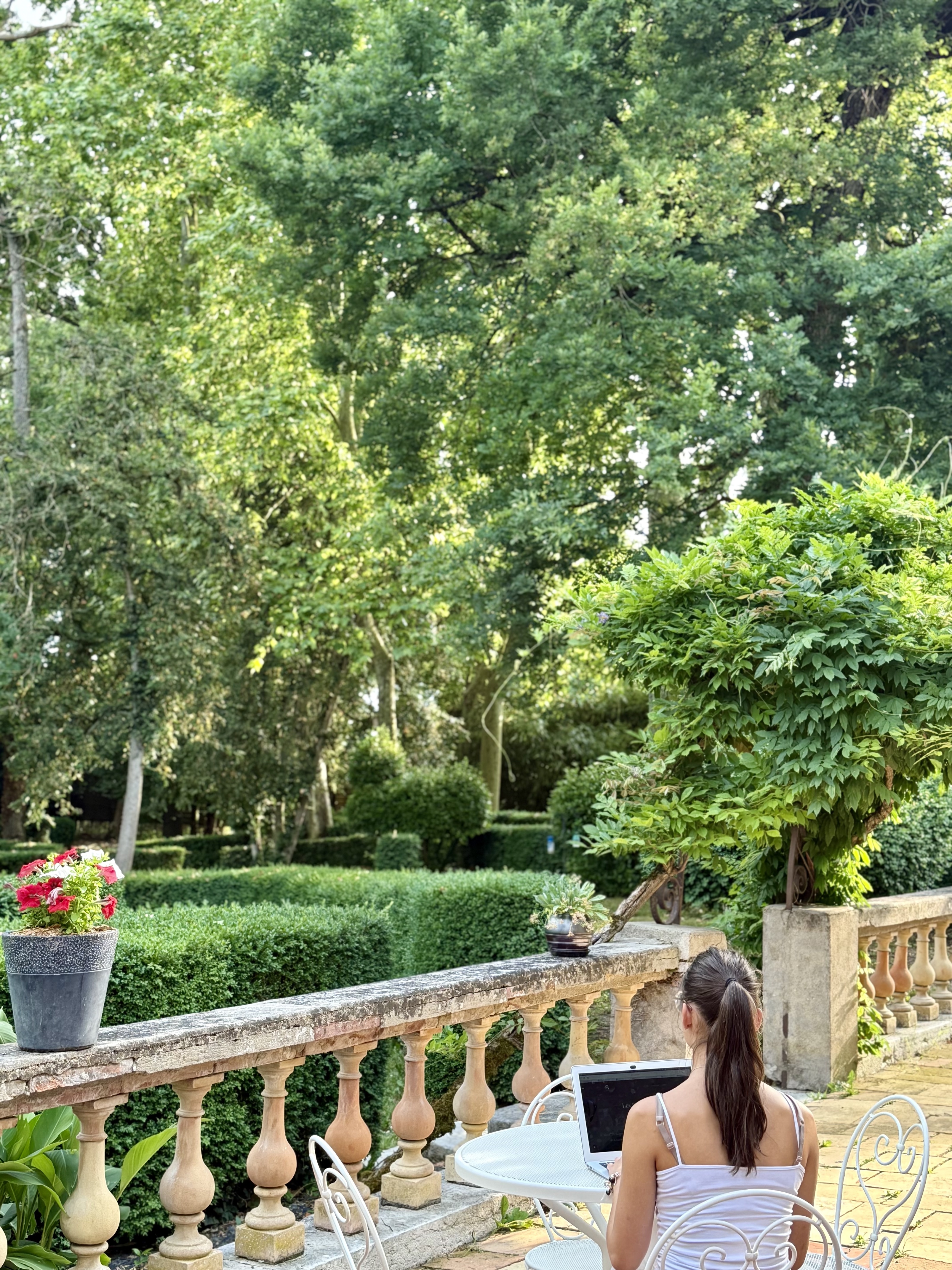 travail en terrasse