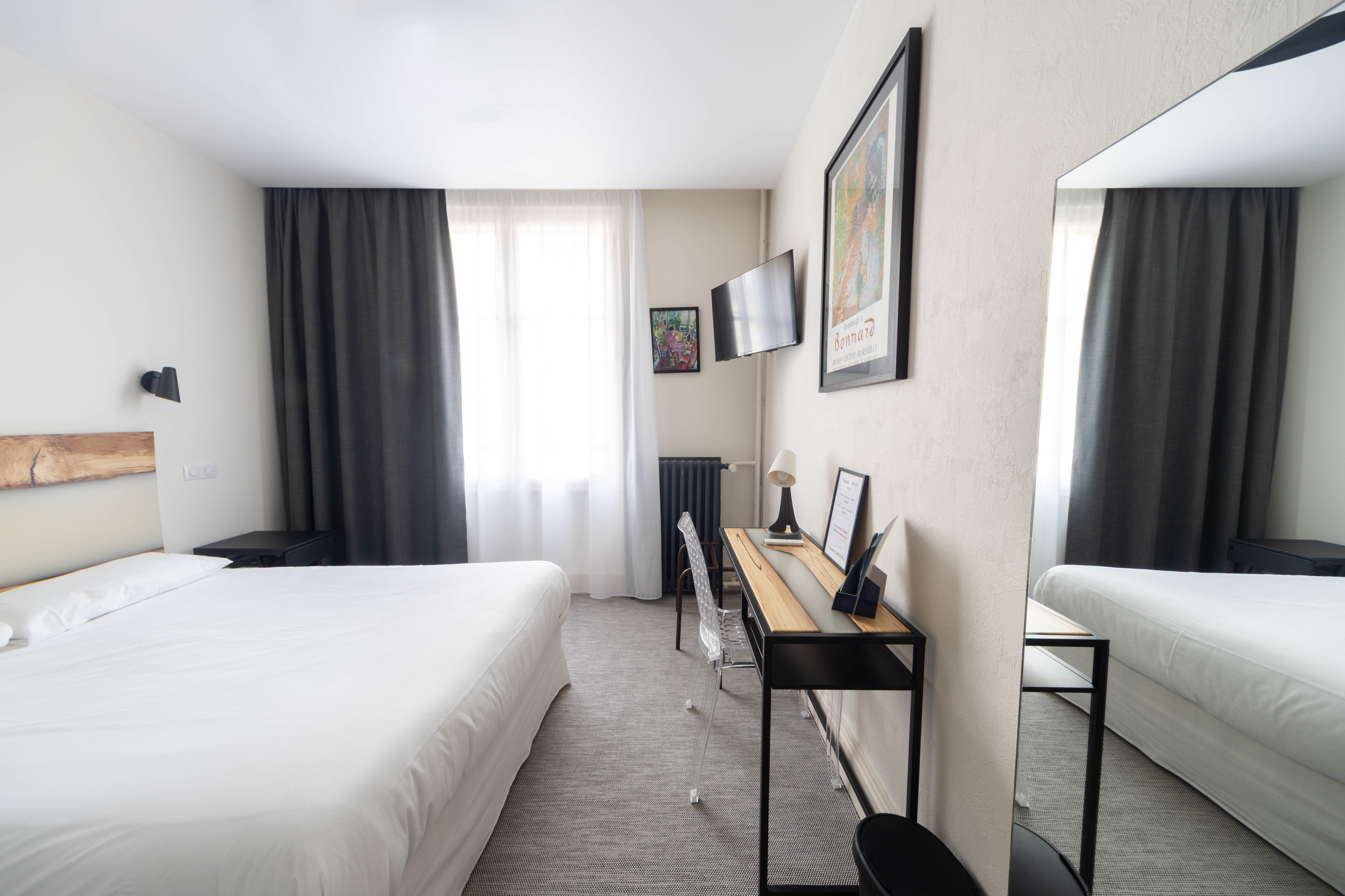 Chambre double Standard coté rue Valery Larbaud