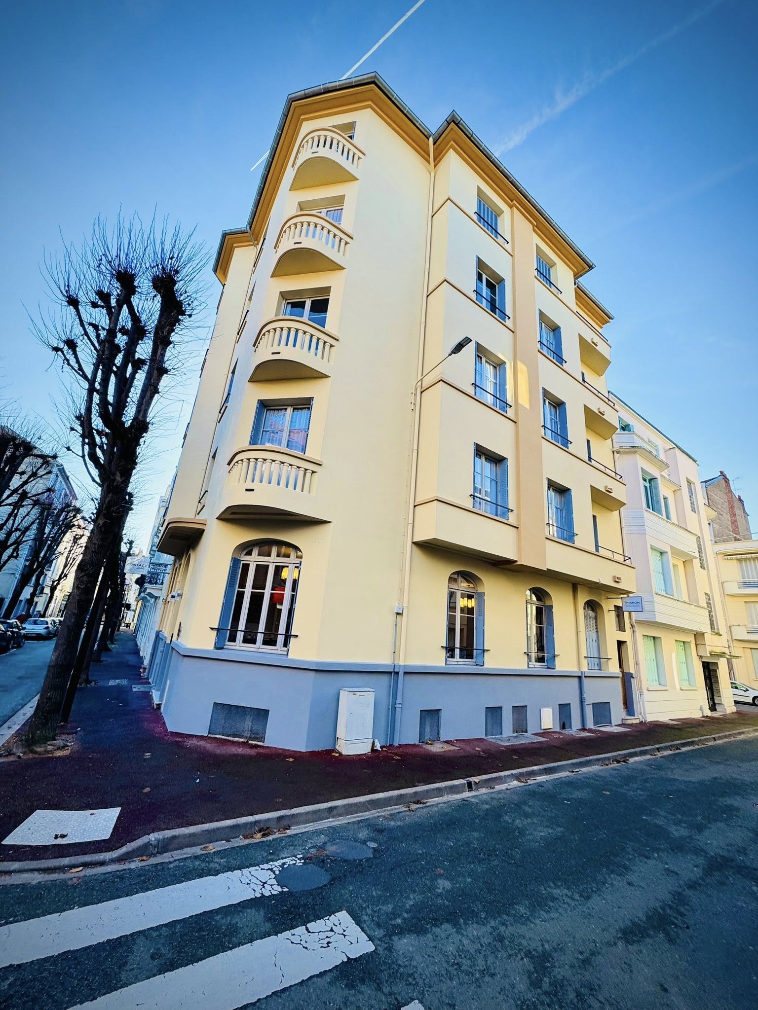 Hotel facade renovated