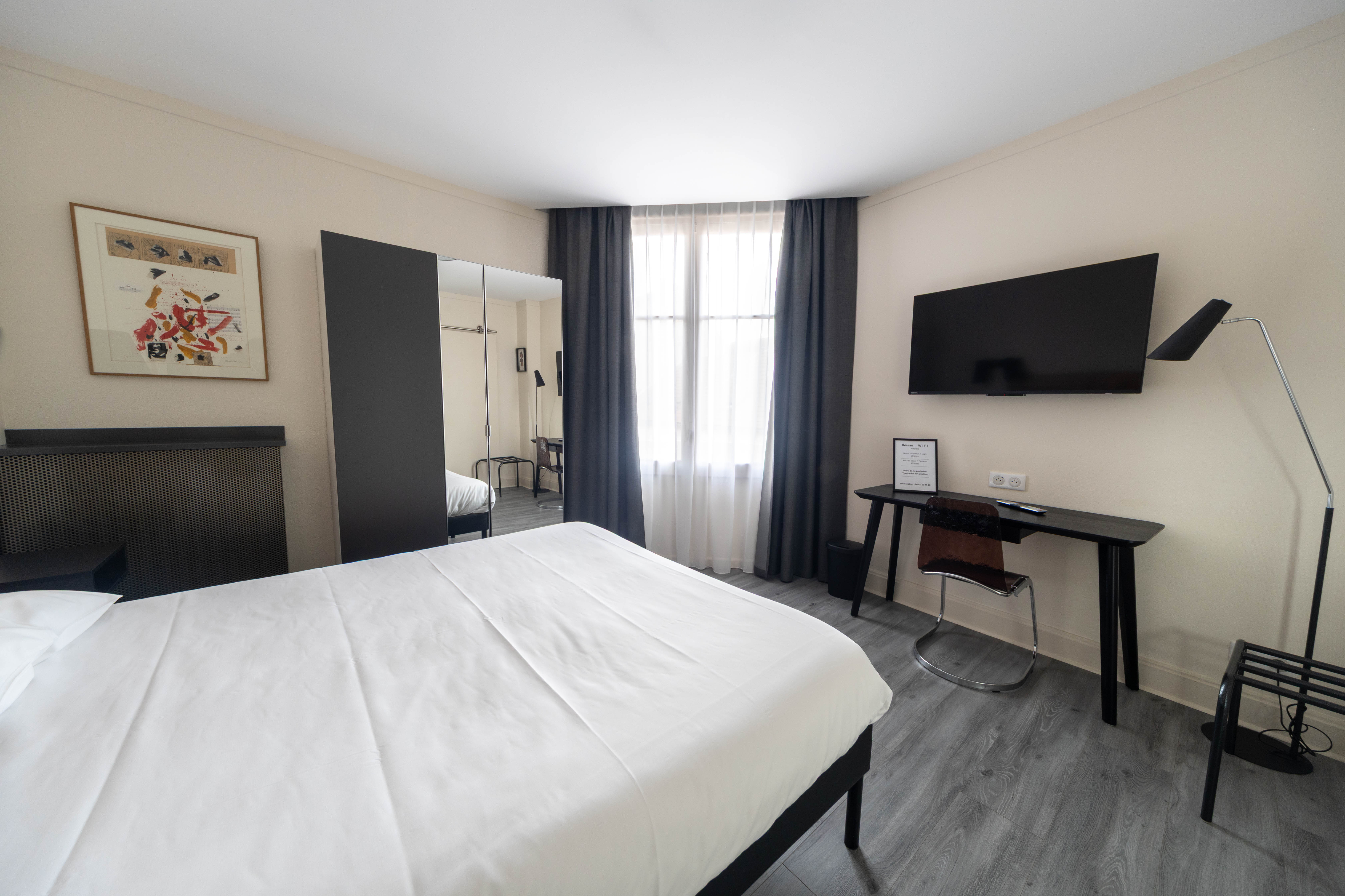 Chambre double avec baignoire