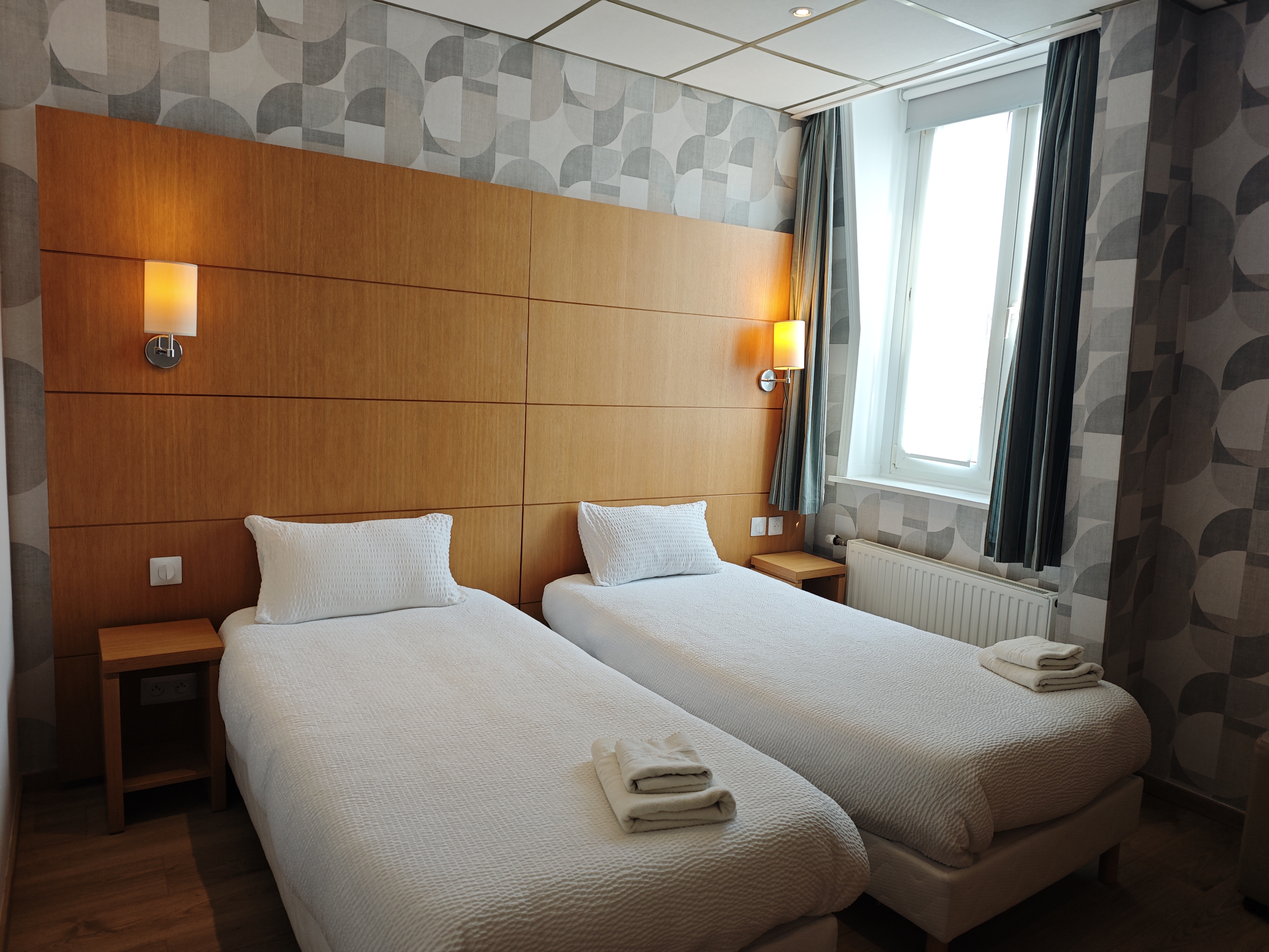 Chambre à 2 lits simples 